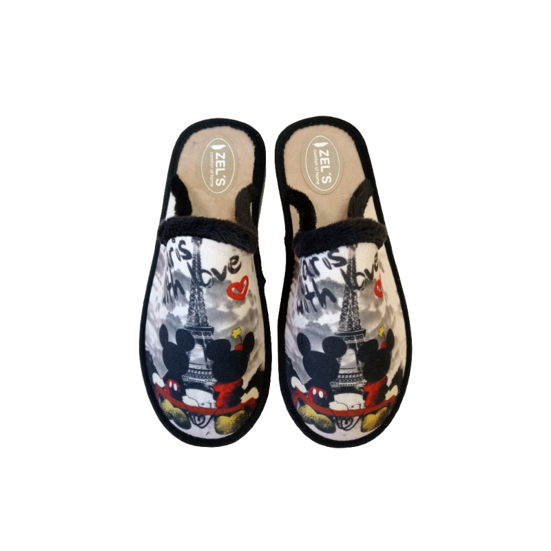 Zapatilla descalza Zel´s 61244 Mickey-Minnie París.