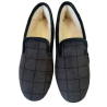 Zapatilla cerrada de lana Javer 106-56 cuadros.