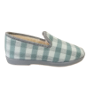 Zapatilla cerrada Soca 2510 verde con pura lana.