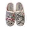 Zapatilla descalza Flossy 26-381 "La mejor mamá del mundo".