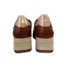 Zapato de cuña Fluchos Novax F2545 cordones elásticos.