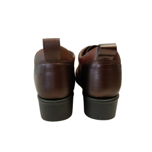 Zapato de cuña Barefly by Leyland 6108 cordones elásticos.