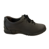 Zapato deportivo Suave 3204 negro con cordones.