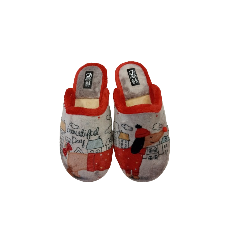 Zapatilla descalza Javer 30-505 perro.