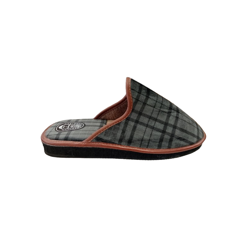 Zapatilla descalza Ruiz y Gallego 305 azul rayas piso ligero.
