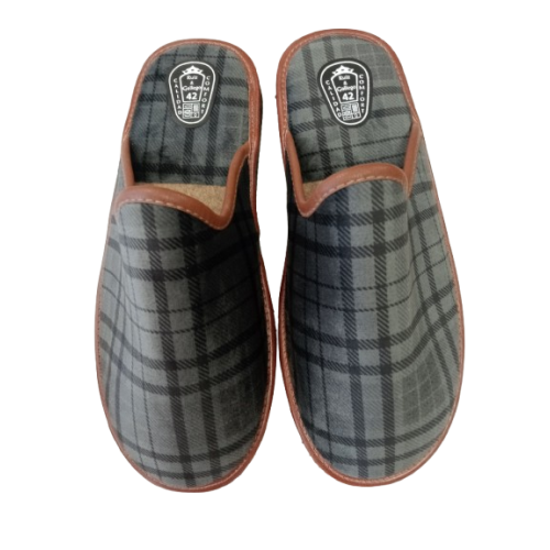 Zapatilla descalza Ruiz y Gallego 305 azul rayas piso ligero.