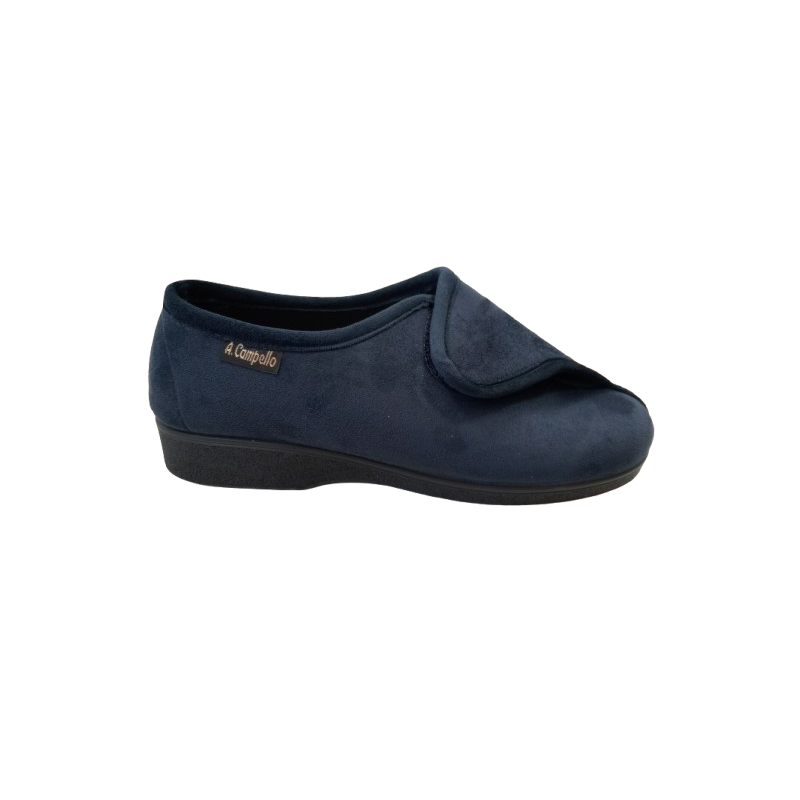 Zapatilla ancho especial Campello 5205 cierre velcro.