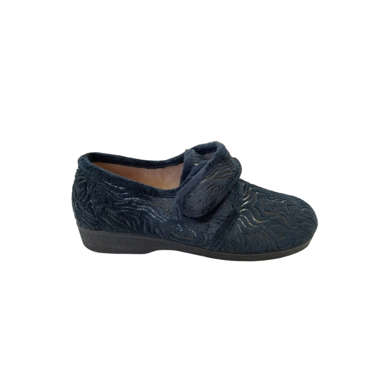 Zapatilla cerrada A. Campello 5583 azul ancho especial.