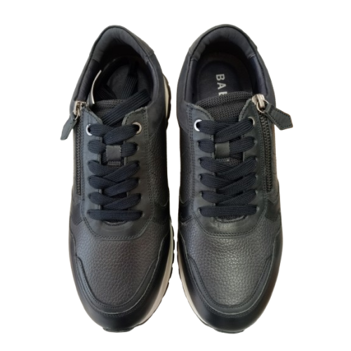Zapato Baerchi 7041 azul cierre cremallera.