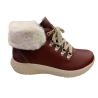 Bota Suave 3757 granate con cierre cremallera.