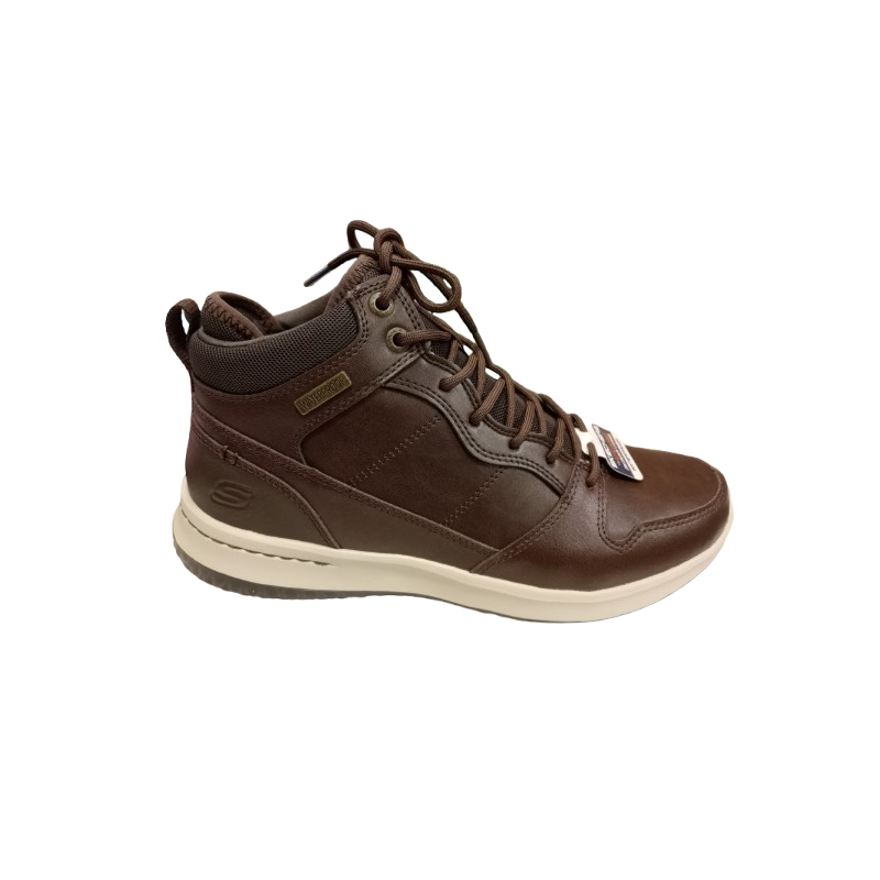 Bota Skechers 65801 Delson marrón con Waterproof.
