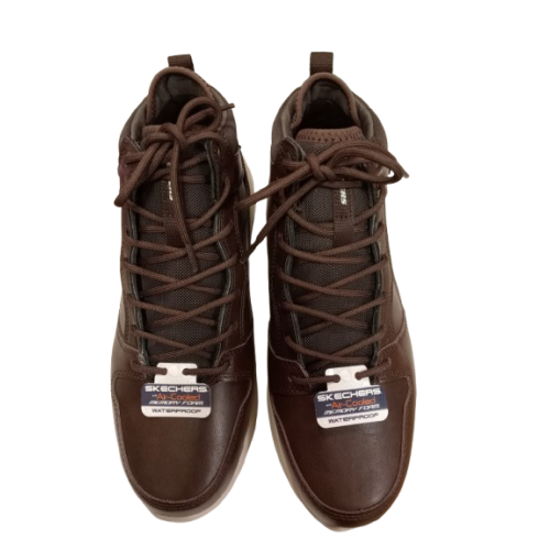 Bota Skechers 65801 Delson marrón con Waterproof.