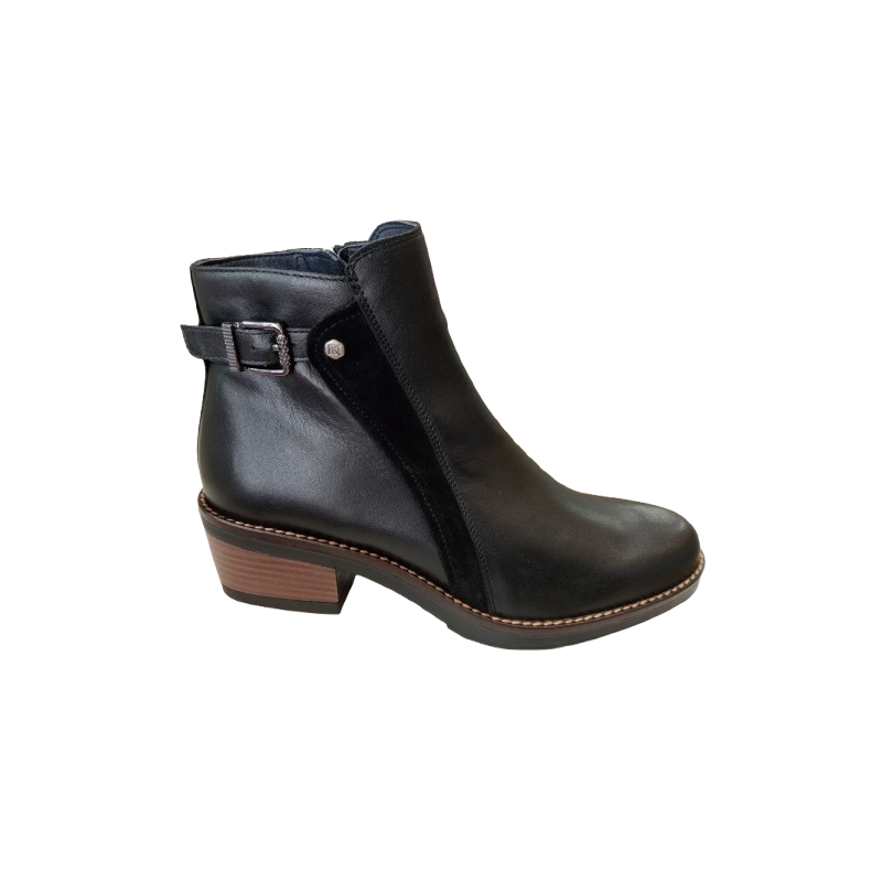 Botín Dorking by Fluchos Layla D9547 negro combinado.