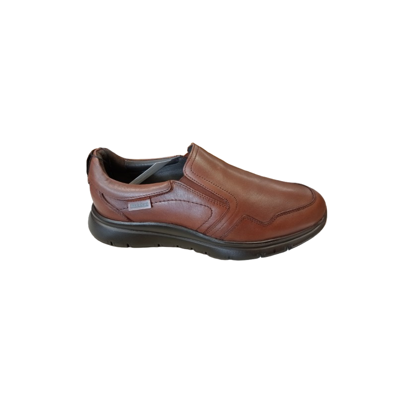 Zapato Ultralight 2111 Missisipi marrón con elásticos.