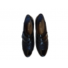 Zapato Pitillos 6352 negro de tacón con velcro.